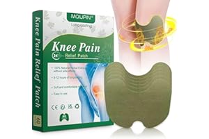 MQUPIN plastry łagodzące ból kolana, plastry łagodzące ból piołunu, plaster rozgrzewający moxiterapia, do 24 h bez skutków ubocznych, naturalna ziołowa łatka na zapalenie stawów, szyi, ramion, mięśni,