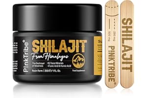 P!NKTRIBE Shilajit Resin 500mg – Potent Himalayan Herbal Supplement