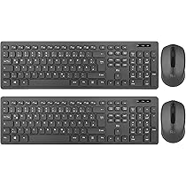LeadsaiL Tastatur Maus Set Kabellos, 2,4 GHz USB-Empfänger Ultradünne Leise, Deu LeadsaiL Tastatur Maus Set Kabellos, 2,4 GHz USB-Empfänger Ultradünne Leise, Deu