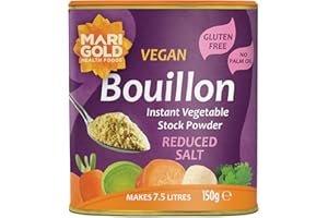MARIGOLD HEALTH FOODS Marigold Veg Bouillon 150g de poudre de sel Rouge