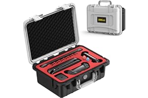 STARTRC GAMES Hard Carrying Case for Nintendo Switch 2 (2025), Professional Waterproof, Soft Lining All in One Travel Carry Case for Switch 2 Console Pro Controller & Accessories, Black & White