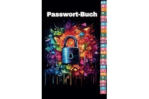 Passwort Buch: Passwort Manager Deutsch mit Register A-Z für einfache Übersicht. Klein Hardcover Organizer mit Sicherheit für Passwörter und Wallets | A5