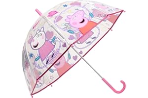 Kids Euroswan POE UMBRELLAS WITH FIBREGLASS RIBS MANUAL PEPPA PIG