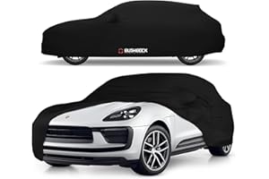 BUSHBOCK PREMIUM COVER BUSHBOCK® Housse de protection intérieure pour SUV - Tissu satiné - Bâche de protection intérieure (noir, SUV)