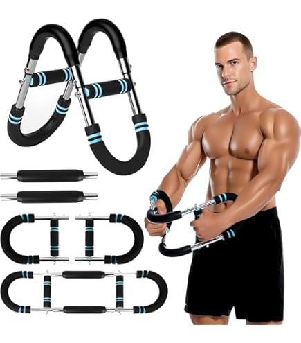 Twister Arm Trainer, 40-100lb Einstellbare Brusttrainingsgeräte, Twister Arm Trainer, Tragbare Power Twister Bar, Abnehmbares Design Fitness Überall (Blau Twister Arm Trainer, 40-100lb Einstellbare Brusttrainingsgeräte, Twister Arm Trainer, Tragbare Power Twister Bar, Abnehmbares Design Fitness Überall (Blau