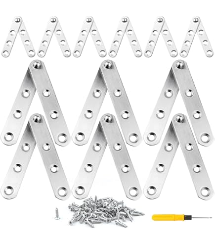 8 stuks draaibaar scharnieren, deurscharnier hardware, 360 graden draaibaar, verborgen deurscharnieren, voor huisdeuren, kasten, badkamers, vensterbanken