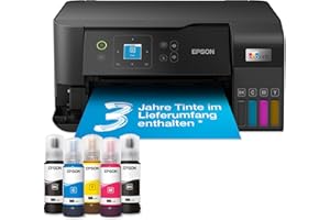 EcoTank ET-2840 DIN-A4-Multifunktions-WLAN-Tintentankdrucker, mit einem im Lieferumfang enthaltenen Vorrat an Tinten von bis zu 3 Jahren