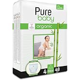 Pure Baby Organik Bambu &Ouml;zl&uuml; K&uuml;lot Bez Tekli Paket 4 Numara Maxi 48 Adet