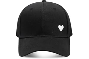 MAZELIKEHOOD Baseball Cap Unisex Adjustable Breathable Sport Cotton Heart Sun Hat for Women Men Casual Outdoor Cap