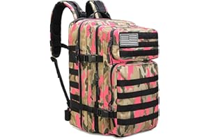 SEYATULLH Mochilas Tácticas Militares para Hombre/Mujer 45L Grandes Army Molle Bolsa Mochila de Senderismo para Acampar