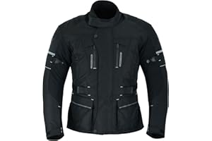 RAXUS Veste de moto pour homme d'hiver imperméable homologuée CE WOLF