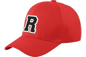 MFAZ MOREFAZ LTD Gorra de béisbol infantil, diseño con letras, unisex, color rojo multicolor R Regular