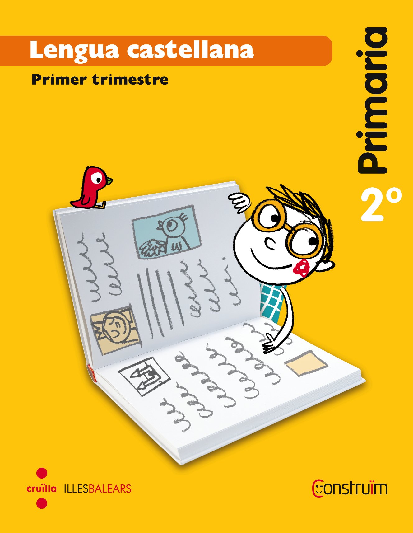 Lengua castellana. 2 Primaria. Construïm. Trimestres. Illes Balears - Pack de 3 libros
