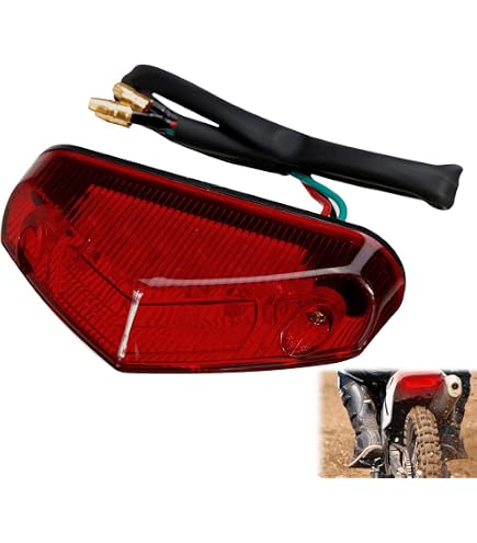 Feu Arrière Rouge Pour Scooter MBK Mach G LC / Jog 50 RR - Marque TEKNIX - Compatible Yamaha - Occasion