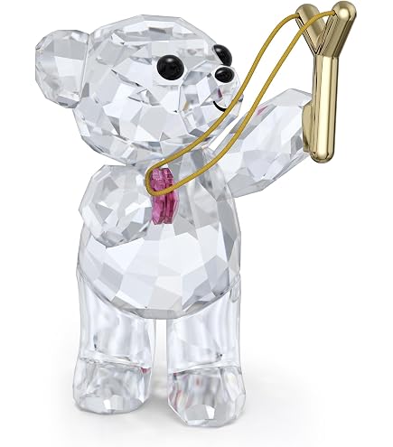 SWAROVSKI Kris Bears Happy Together Figurine Set, Clear Swarovski