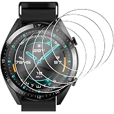 Hianjoo [5 pieces] Screen Protector Compatible with Huawei Watch GT 2 46 mm, Premium 9H Tempered Glass Film Glass Films [Scra