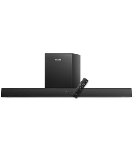 PHILIPS Audio TAB4218/94 2.1Ch 120W Bluetooth Soundbar with Rich