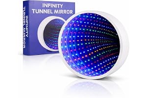 The Glowhouse LED tunnel infinity mirror lighting party sensory decoration