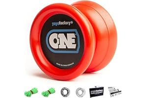 YOYO FACTORY YoyoFactory One Yoyo - Rouge (du Débutant Au Professionnel, Ficelle Et Instructions Incluses)