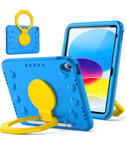 YIHE Kinder-Schutzhülle Für IPad 11. Gen 2025 & 10. Gen – Mit Displayschutz & Ständer, Stoßfest