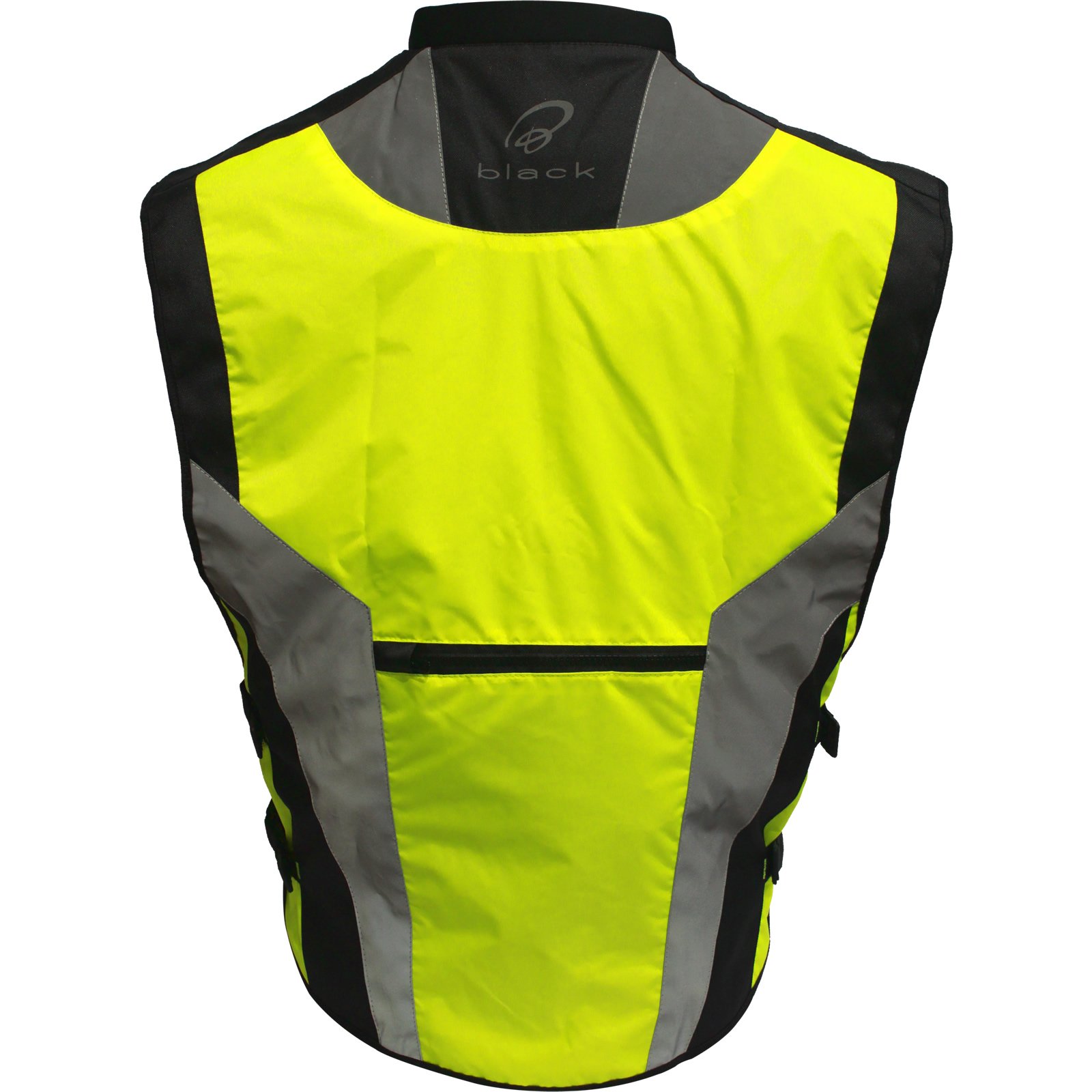 Black-Hi-Vis-Motorcycle-Vest