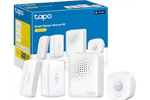 Tapo T30 Kit – Sistema de Alarma antirrobo para el hogar con 1 Sensor de Movimiento y 2 sensores de Ventana, Compatible con Dispositivos Inteligentes y alertas instantáneas en la App
