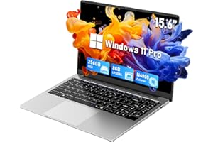 FUNYET 15.6" Ordenador Portátil, Windows 11,Celeron N4000 Portátil 8GB RAM LPDDR4 256GB SSD, Convertible 180°Portatil Notebook IPS FHD 1920 * 1080, BT5.0, USB3.0, HDMI, TF Card Slot, WiFi