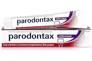 Parodontax Ultra Clean, Dentifricio che Aiuta a Ridurre e Prevenire il Sanguinamento delle Gengive e Mantenere Denti Forti e Alito Fresco, 75 ml