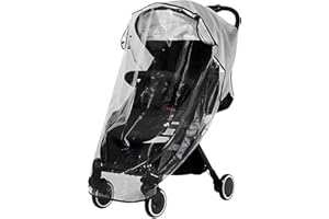 SiumPklay Universal Rain Cover for Pushchair Stroller - Waterproof & Breathable Pram Cover, Lightweight & Foldable for Baby Buggy Sun Wind Snow Protection