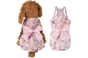 HEELPPO Puppy Coat Dog Clothes For Small Dogs Dog Clothes Dog Dresses Pet Dress Dog Dress For Summer Bling Dog Dress Wedding Dresses For Dog Dog Dress For Large Dogs