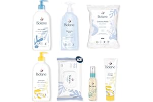 BIOLANE - Kit Naissance Premiers jours - Bébé - 216 Lingettes - Eau pure - Gel Lavant - Liniment - Crème change - Coffret Bébé - Peaux Sensibles - Dès la naissance