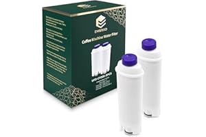 EMBRIIO EMBRO 2 Cartouche Filtrante Remplacement pour DeLonghi DLS C002 SER3017 5513292811 ECAM EC820 EC860 21.117 22.110.B 350.55.B ETAM 29.510.Sb ESAM 4200.S BCO Machines à Café, TÜV SÜD Certifiée