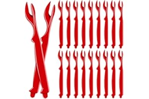 ZAUGONTW Knallbonbons mit Krabbenbeinen, Werkzeug-Set für Hummer, Krabben, Langusten, Garnelen, Garnelen, Garnelen, einfaches Öffnen, Schalentiere, Messer, Meeresfrüchte, 20 Stück