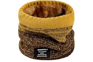 Rayson Szalik damski typu Loop na zimę, bawełniany, ciepły szal z polaru, miękki, z dzianiny, dla mężczyzn i kobiet