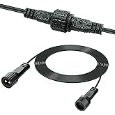 Extension Cable 10 m for Christmas Lighting, Gcstnn 2-Pin LED Fairy Lights Extension Cable, IP65 Waterproof for Outdoor Light