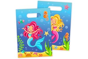 Folat 65214 - Geburtstag & Party - Partytüten Meerjungfrau, 8 STK.