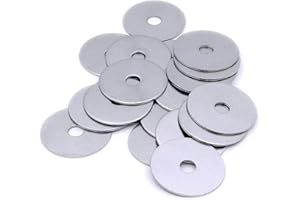 SINGULARITY SUPPLIES M8 (8mm x 40mm) Flat Repair Washer (Large OD) - Stainless Steel (A2) (Pack of 10)