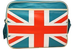 koolbitz Camden Town London Classic Modern Urban Unisex Adult Adjustable Shoulder Bag Medium Size Red and Blue Shoulder Fashion Bag