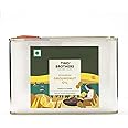 TWO BROTHERS ORGANIC FARMS Groundnut Oil, Made Using Farm Grown Groundnuts|Cold-Pressed And Single-Filtered Oil For Healthier Cooking|Kacchi Ghani/Mara Chekku, Natural And Unrefined 2 Litres Tin Can