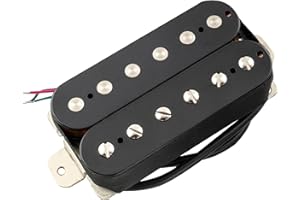 Musiclily Pro LP-OBLA Alnico 5 Humbucker Ponte Pickup per Chitarra Elettrica, Nero