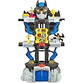 Imaginext DC Super Friends 2'si 1 Arada Transforming (D&ouml;n&uuml;şen) Batcave, S&uuml;per Kahraman Oyuncaklarından Batman, Joker, Zırh ve