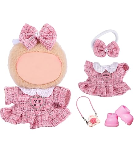 MAGIC SELECT 2ud Ropa de Muñeca Compatible con Peluche de 17cm. 2 Conjuntos de Ropa y Accesorios. (Peluche no Incluido MAGIC SELECT 2ud Ropa de Muñeca Compatible con Peluche de 17cm. 2 Conjuntos de Ropa y Accesorios. (Peluche no Incluido