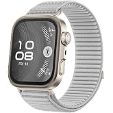 EWEC Huawei Watch Fit 3 / Fit 4 / Fit 4 Pro/Fit 5 / Fit 5 Pro Uyumlu Nylon Loop Velcro Kumaş Kordon - Nefes Alabilen, Ayarlan