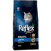 Reflex Plus Yetişkin Kediler i&ccedil;in Somonlu Kedi Maması, 1,5 Kg