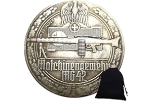 FKAIYIN 1939-1945 Anciennes pièces historiques allemandes - Fait à la main - Grande pièce de monnaie commémorative non circulée