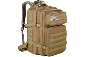 QT&QY 45L Militärischer taktischer Rucksack Bundeswehr Rucksäcke für Männer Molle Armee Angriff Tagesrucksack 3 Tage Bug Out Go Tasche Trekking Wanderrucksack