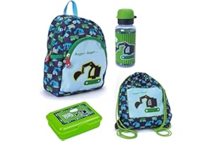 FAMILANDO Spiegelburg - Mochila, verde azul, 22 x 29 x 12 cm