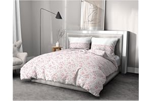 Home Linge Passion | Poszewka na kołdrę - 3 sztuki | 100% Bawełna - 57 wątków | 2 osoby - 240 x 260 cm | Komplet pościeli Adonis