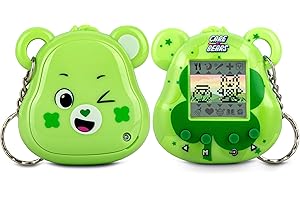 Bisounours virtuel Care Bears – Ours porte-bonheur cybernétique avec fonctions de soins, écran 1,4 pouces, animaux virtuels interactifs portables pour enfants, jouet électronique de collection, batter