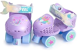 SULIFEEL Patins à roulettes réglables pour enfants de 2 à 5 ans - Pour débutants et garçons